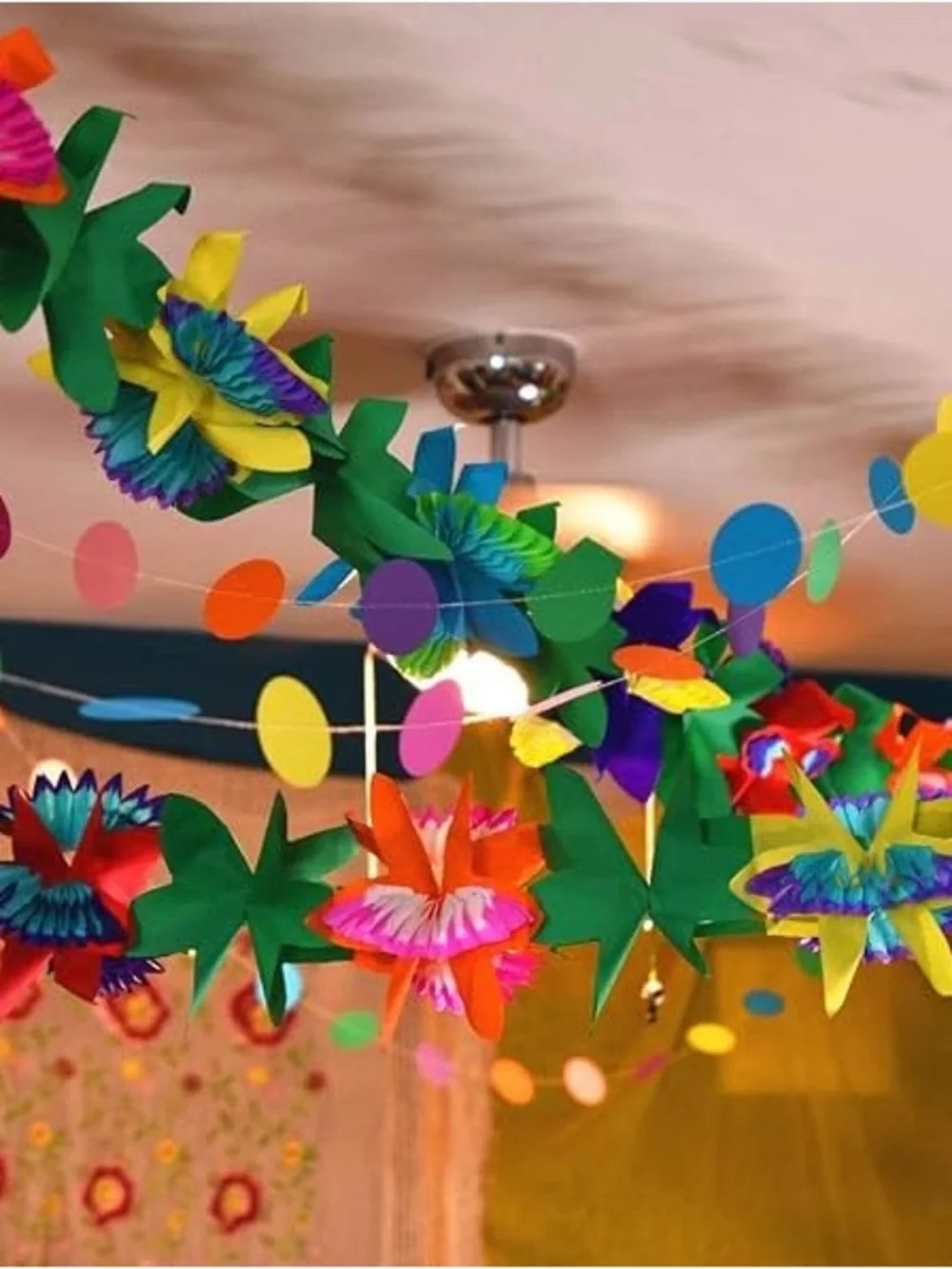 3 pcs Tropical | Hawaiian Themed Paper Flower Garlands